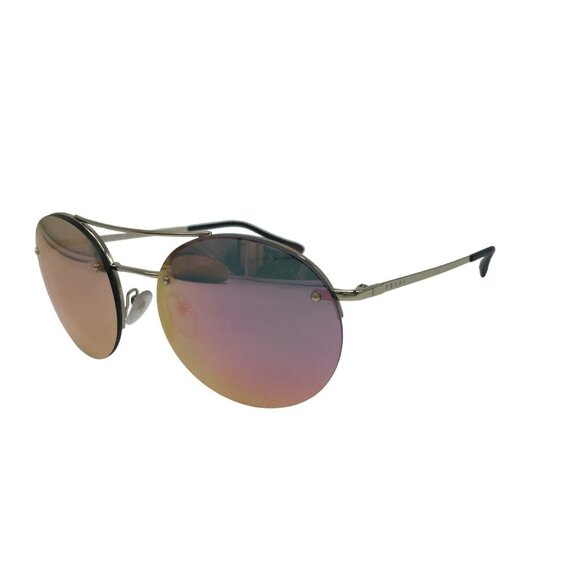 Prada Womens Aviator Sunglasses Lt Gold Metal Frame & Rose Lens SPS 51R ZVN-5L2 - Picture 5 of 16